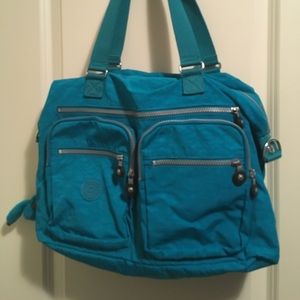Kipling Erasto Handbag in turquoise